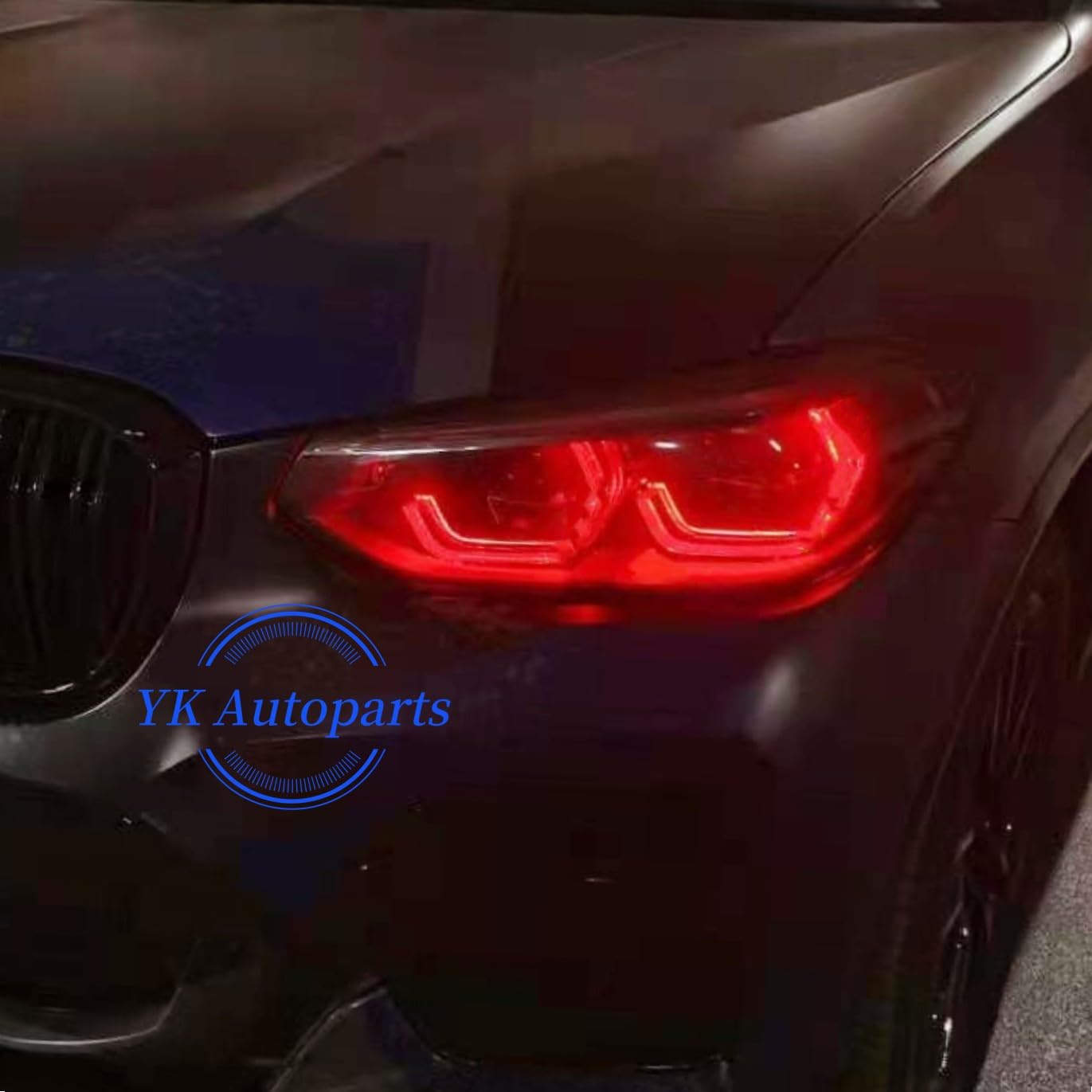 Amazon.com: 4Pcs Red DRL Angel Eyes LED Modules Set Fit For